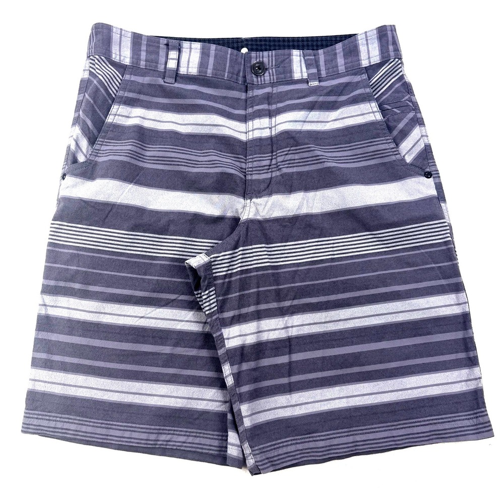 Lululemon Golf Shorts‎ Gray Striped Stretch 34Wx10" Chino